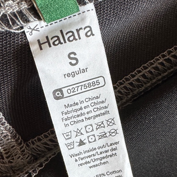HALARA Black Regular Fit Pants - Picture 2 of 3